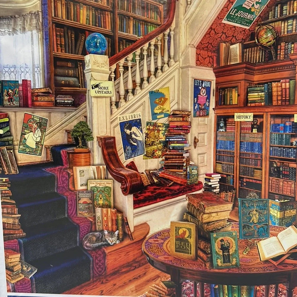 White Mountain Readers Paradise‎ Larger Pieces Puzzle. 1,000 Pieces. NWOT. - Picture 5 of 13